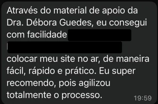 Depoimento Dra. Camila Maia
